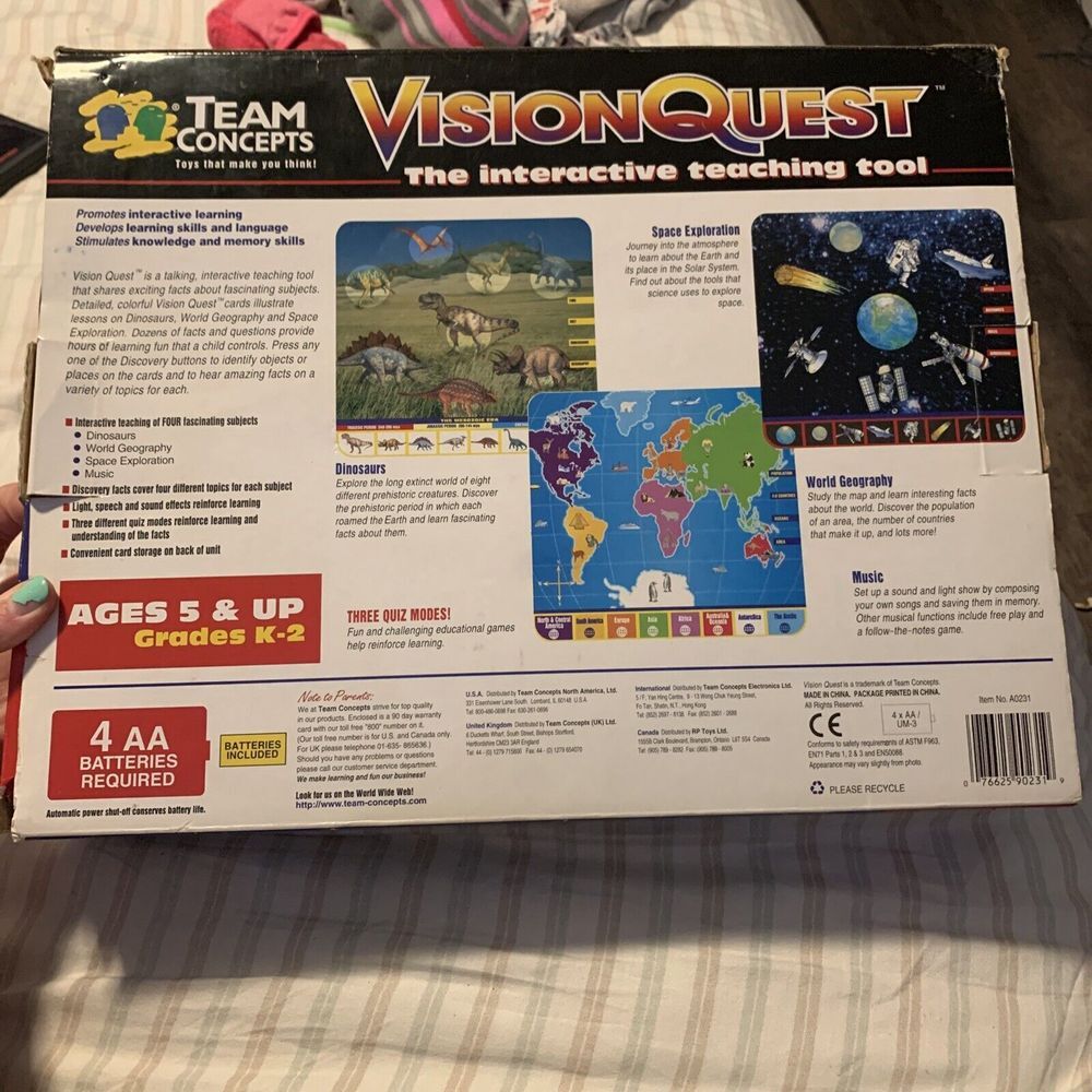 Vision Quest Team Concepts Electronic Game Grade 5-12‎ NIB Works - Picture 2 of 2
